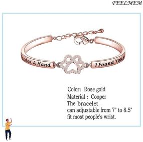 img 3 attached to FEELMEM Lover Crystal Needed Bracelet