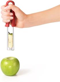 img 2 attached to 🍎 SEO-friendly Title: OXO Good Grips Quick Release Apple Corer - Effortless Apple Coring at Your Fingertips