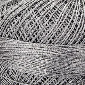 img 1 attached to Shimmer with Style: Liz Metallic Thread in Size 20 - 155 Yrds, 25 grams, Silver