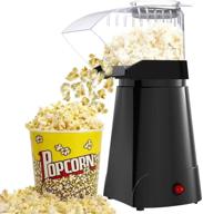 slenpet 1200w hot air popcorn machine, home electric popcorn popper with measuring cup, 3 min fast popping, etl certified, oil free, 98% poping rate, great for home movie tv, party (black) логотип