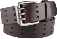 vintage casual triple grain leather men's belts - stylish accessories logo