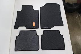 img 2 attached to Genuine Hyundai Accessories Custom Fit Carpeted Floor Mat, A5F14-AC100, Color: Black