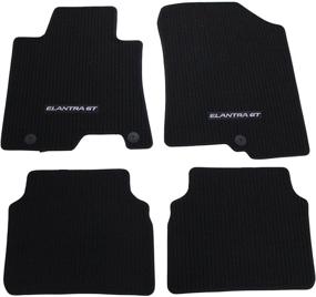 img 3 attached to Genuine Hyundai Accessories Custom Fit Carpeted Floor Mat, A5F14-AC100, Color: Black