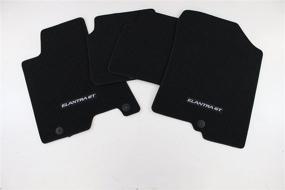 img 1 attached to Genuine Hyundai Accessories Custom Fit Carpeted Floor Mat, A5F14-AC100, Color: Black