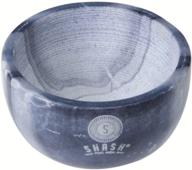 shash marble shaving bowl grey logo