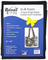 🖤 bosal in-r-form single sided fusible black foam stabilizer - 1 yard logo