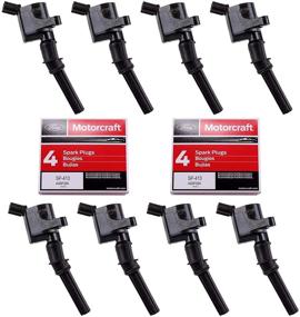 img 4 attached to 🔥 High-Performance MAS Ignition Coils DG508 with OEM Spark Plugs SP413 for Ford F-150 Mustang V8 4.6L - Pack of 8