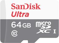 💾 sandisk ultra sdsquns-064g-gn3mn 64gb microsd card, class 10, 80mb/s - ultimate storage solution logo