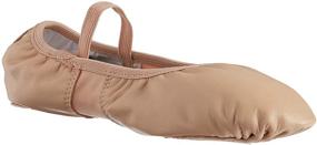 img 4 attached to 🩰 High-Quality Leather/Spandex Ballet-K Dance Shoe for Unisex-Child in Dance Class