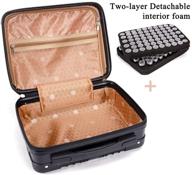 📦 132-slot hohotime diamond painting bead storage containers - black abs carrying case for 5d diamond art crafts logo