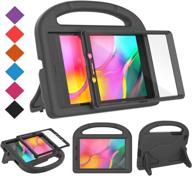 📱 bmouo samsung galaxy tab a 8.0 case 2019 - shockproof kids case with screen protector and stand - black логотип