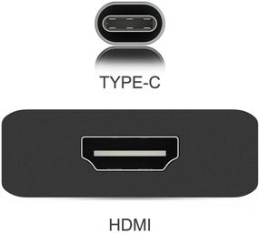 img 3 attached to 🔌 LENTION Адаптер USB C к HDMI 4K - Совместим с MacBook Pro 13/15/16 2021-2016, New Mac Air, iPad, Surface, Samsung S21/S20/S10/Plus/Note и другими - Стабильный и сертифицированный драйвер - CB-4KHDMI (серый космос).