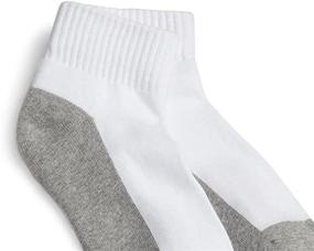 img 3 attached to Pack of 6 Seamless-Toe Quarter 🧦 Athletic Socks for Big Boys by Jefferies Socks