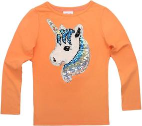 img 4 attached to 🦄 HH Family Unicorn Shirts: Adorable Girls' Clothing for Tops, Tees & Blouses