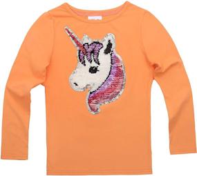 img 2 attached to 🦄 HH Family Unicorn Shirts: Adorable Girls' Clothing for Tops, Tees & Blouses