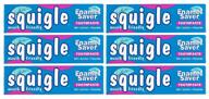 squigle enamel saver toothpaste: canker sore prevention & treatment, cavity defense, dermatitis relief, bad breath control, lip moisturizer - 6 pack logo