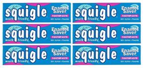 img 4 attached to Squigle Enamel Saver Toothpaste: Canker Sore Prevention & Treatment, Cavity Defense, Dermatitis Relief, Bad Breath Control, Lip Moisturizer - 6 Pack