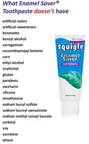 img 1 attached to Squigle Enamel Saver Toothpaste: Canker Sore Prevention & Treatment, Cavity Defense, Dermatitis Relief, Bad Breath Control, Lip Moisturizer - 6 Pack