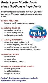 img 2 attached to Squigle Enamel Saver Toothpaste: Canker Sore Prevention & Treatment, Cavity Defense, Dermatitis Relief, Bad Breath Control, Lip Moisturizer - 6 Pack