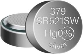 img 1 attached to SKOANBE 20Packs SR521SW 379 LR521 AG0 1.5V Silver Oxide Watch Battery: Long-lasting Power for Your Timepiece