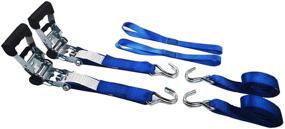img 3 attached to Ratchet Straps Heavy Duty Tie Down Set Exterior Accessories