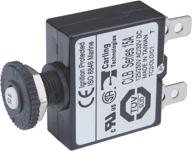 blue sea systems push button reset-only 🔌 clb circuit breakers: quick connect terminals simplify resets логотип