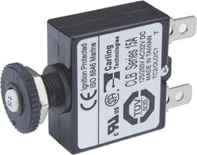img 1 attached to Blue Sea Systems Push Button Reset-Only 🔌 CLB Circuit Breakers: Quick Connect Terminals Simplify Resets