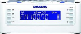 img 3 attached to ⏰ Sangean RCR-22 Atomic Clock Radio: FM-RDS/AM/Aux-in Digital Tuning, Silver, One Size - Ultimate Timekeeping Experience