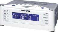 ⏰ sangean rcr-22 atomic clock radio: fm-rds/am/aux-in digital tuning, silver, one size - ultimate timekeeping experience logo