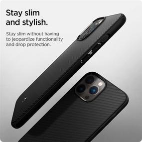 img 1 attached to 📱 Spigen Mag Armor for iPhone 13 Pro Max (2021) - Matte Black | Compatible with MagSafe