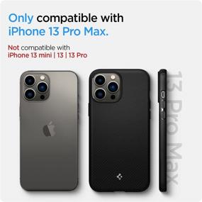 img 3 attached to 📱 Spigen Mag Armor for iPhone 13 Pro Max (2021) - Matte Black | Compatible with MagSafe