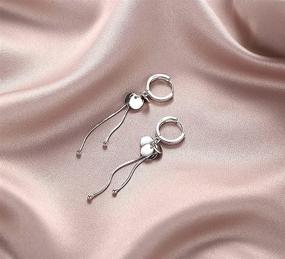 img 3 attached to 👭✨ SLUYNZ Sterling Silver Dangle Earrings - Jewelry for Girls with Nod to SEO