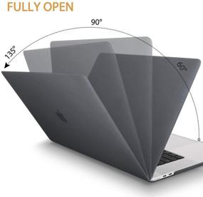 img 2 attached to 🖥️ May Chen MacBook Pro 16 Inch 2019 Release Model:A2141, Hard Shell Case Cover, Screen Protector & Keyboard Cover for MacBook Pro 16 Retina with Touch ID & Touch Bar - Enhanced Black