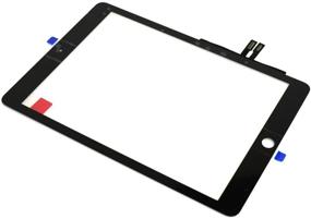 img 3 attached to 📱 Black Front Glass Replacement Kit for iPad 9.7" 2018 iPad 6 6th Generation A1893 A1954 - Touch Screen Digitizer Repair Set (LCD Not Included) + Pre-Installed Adhesive + Tools