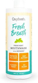 img 4 attached to 🦷 Dentist Recommended Oxyfresh Fresh Breath Fresh Mint Mouthwash - Alcohol & Fluoride Free (1-16 oz Bottle): Long-Lasting Fresh Breath & Healthy Gums