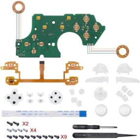 img 1 attached to 🎮 eXtremeRate Multi-Color LED Kit for Nintendo Switch Pro Controller - Luminated Thumbsticks, D-pad, ABXY, ZR, ZL, L, R Buttons - 9 Color Modes, 6 Areas DIY Option - Controller NOT Included