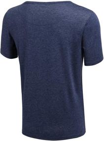 img 2 attached to Oxnov Henleys T Shirts Buttons Athletic Men's Clothing