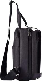 img 2 attached to MOSISO Polyester Unbalance Lightweight Crossbody
