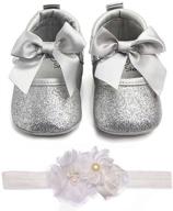 lidiano sparkly bowknot sequins slip-resistant headband girls' footwear logo