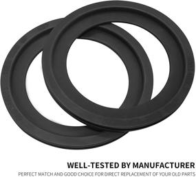 img 2 attached to 💦 Sikawai 2 Pack 385311658 Flush Ball Seal Replacement for Dometic 300/310/ 320 RV Toilets: High-Performance Flush Ball Gaskets for Optimal Functionality