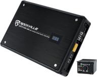 rockville krypton-m2 3000w peak/750w rms mono 1 ohm car amplifier amp with remote control logo