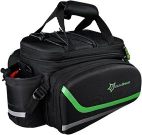 img 4 attached to ROCKBROS Bike Panniers: Versatile Rear Trunk 🚲 Bag for Travel, Bicycle & eBike Accessories, Cargo Carrier