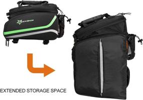 img 3 attached to ROCKBROS Bike Panniers: Versatile Rear Trunk 🚲 Bag for Travel, Bicycle & eBike Accessories, Cargo Carrier