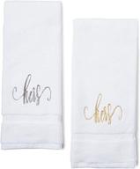 juvale monogrammed hand towels wedding logo