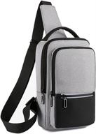 yerchic backpack multipurpose crossbody reflective logo