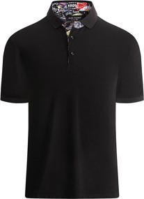 img 4 attached to A Stylish Statement: Alex Vando Men's Fashion Polo Shirts, Short Sleeve, Regular Fit