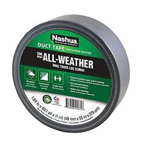 img 1 attached to Nashua 398 Silver Professional Grade Duct Tape - 55m Length, 48mm Width