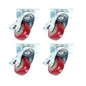 img 3 attached to 🔩 YaeTek Caster Casters Polyurethane 1200LBS: Ideal Heavy-Duty Caster Wheels for Smooth Maneuverability