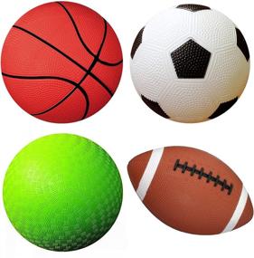 img 3 attached to 🏀 Versatile AppleRound Sports Basketball Playground Football: Perfect for All Your Outdoor Activities