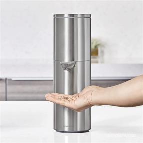 img 2 attached to 🧴 Efficient Simplehuman Stainless Sanitizer Dispenser Brush: Keep Your Hands Clean!